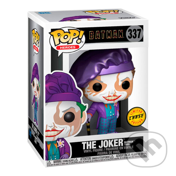 Funko POP! Batman 1989 - Joker w/Hat w/Chase Edition (Magicbox FanStyle). Magicbox FanStyle, 2020 Funko POP! Batman 1989 - Joker w/Hat w/Chase Edition (Magicbox FanStyle). Magicbox FanStyle, 2020