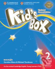 Kniha: Kid's Box Level 2 - Activity Book with Online Resources British English (Caroline Nixon a Michael Tomlinson). Cambridge University Press, 2017 Kniha: Kid's Box Level 2 - Activity Book with Online Resources British English (Caroline Nixon a Michael Tomlinson). Cambridge University Press, 2017