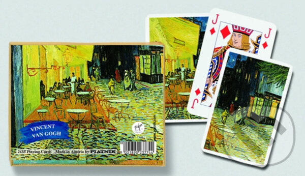 Společenská hra: Kanasta - Van Gogh, Noční kavárna (Piatnik). Piatnik, 2020 Společenská hra: Kanasta - Van Gogh, Noční kavárna (Piatnik). Piatnik, 2020
