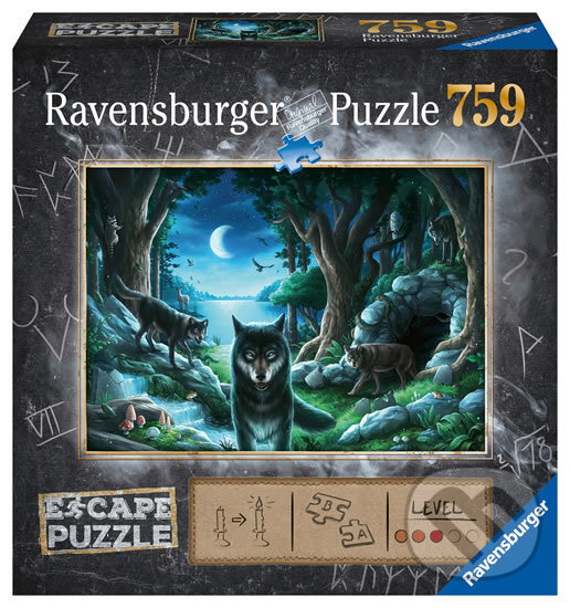 Puzzle: Exit Puzzle: Vlk (Ravensburger). Ravensburger, 2020 Puzzle: Exit Puzzle: Vlk (Ravensburger). Ravensburger, 2020