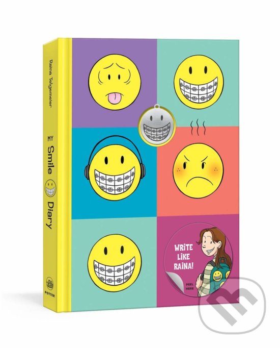 Kniha: My Smile Diary (Raina Telgemeier). Random House, 2019 Kniha: My Smile Diary (Raina Telgemeier). Random House, 2019