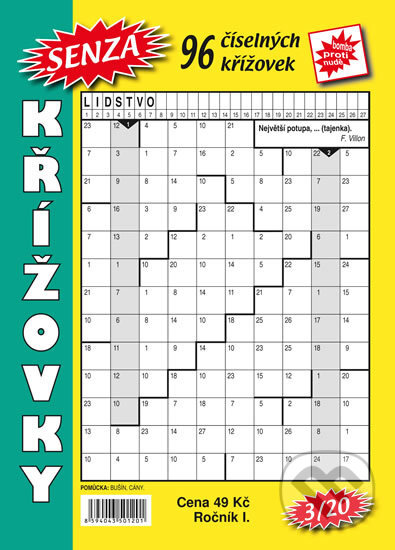 Kniha: Senza křížovky 3/2020 (Telpres). Telpres, 2020 Kniha: Senza křížovky 3/2020 (Telpres). Telpres, 2020
