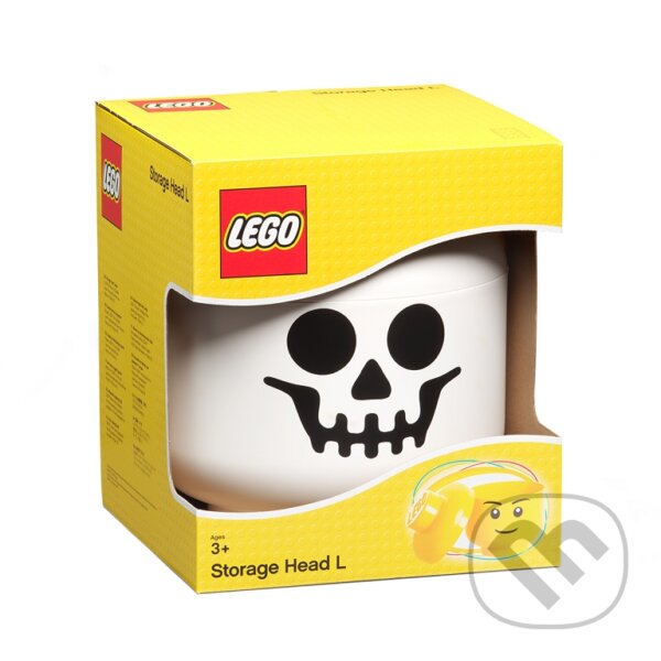 LEGO úložná hlava (veľkosť L) - kostlivec, LEGO, 2020