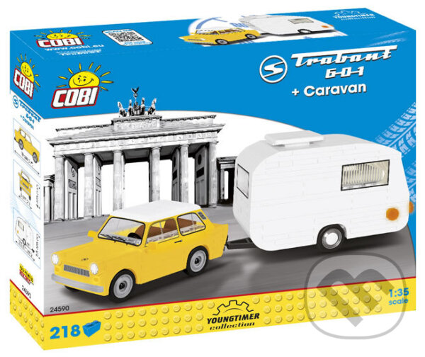 Společenská hra: Stavebnice COBI - TRABANT 601 s karavanem (Magic Baby s.r.o.). Magic Baby s.r.o., 2020 Společenská hra: Stavebnice COBI - TRABANT 601 s karavanem (Magic Baby s.r.o.). Magic Baby s.r.o., 2020