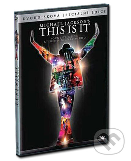 Film: Michael Jackson´s This Is It (2 DVD) exkluzívna limitovaná edícia (Kenny Ortega) (DVD). Bonton Film, 2009 Film: Michael Jackson´s This Is It (2 DVD) exkluzívna limitovaná edícia (Kenny Ortega) (DVD). Bonton Film, 2009