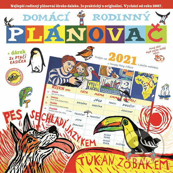 Domácí rodinný plánovač 2021 (Pavla Köpplová a Petra Cífková). Scrumage, 2020 Domácí rodinný plánovač 2021 (Pavla Köpplová a Petra Cífková). Scrumage, 2020