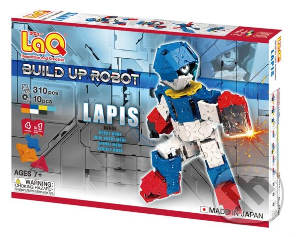 Společenská hra: LaQ stavebnica Build Up Robot LAPIS (LaQ). LaQ, 2020 Společenská hra: LaQ stavebnica Build Up Robot LAPIS (LaQ). LaQ, 2020