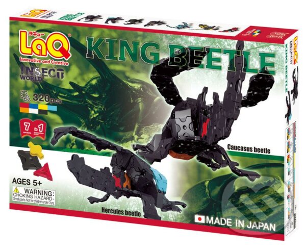 Společenská hra: LaQ stavebnica Insect World KING BEETLE (LaQ). LaQ, 2020 Společenská hra: LaQ stavebnica Insect World KING BEETLE (LaQ). LaQ, 2020