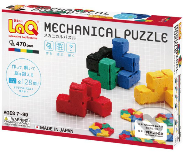 Společenská hra: LaQ stavebnica MECHANICAL PUZZLE (LaQ). LaQ, 2020 Společenská hra: LaQ stavebnica MECHANICAL PUZZLE (LaQ). LaQ, 2020