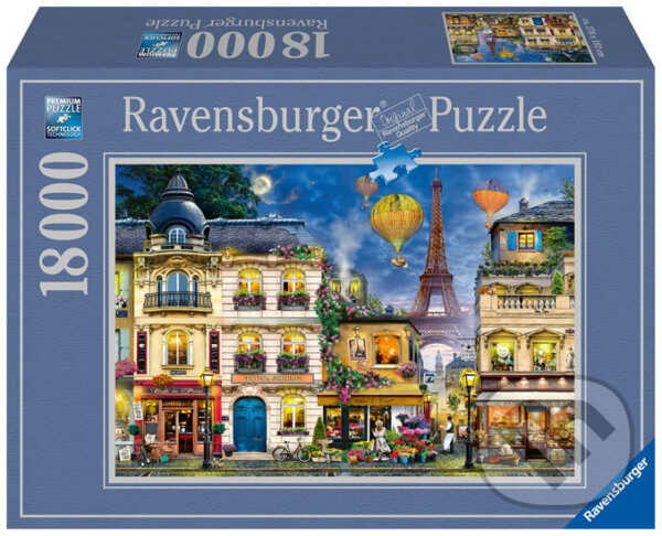 Puzzle: Paříž (Ravensburger). Ravensburger, 2020 Puzzle: Paříž (Ravensburger). Ravensburger, 2020