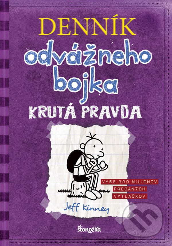 Kniha: Denník odvážneho bojka 5: Krutá pravda (Jeff Kinney). Stonožka, 2020 Kniha: Denník odvážneho bojka 5: Krutá pravda (Jeff Kinney). Stonožka, 2020