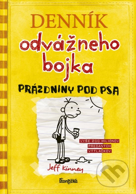 Kniha: Denník odvážneho bojka 4 (Jeff Kinney). Stonožka, 2020 Kniha: Denník odvážneho bojka 4 (Jeff Kinney). Stonožka, 2020