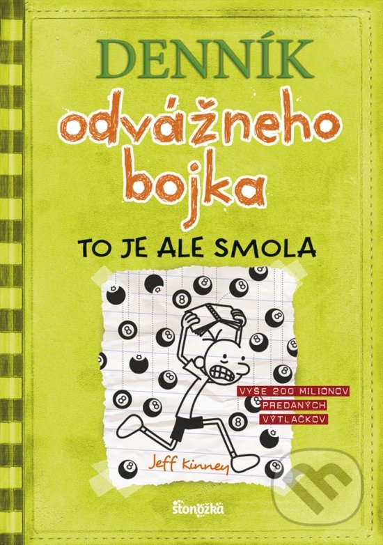 Kniha: Denník odvážneho bojka 8 (Jeff Kinney). Stonožka, 2020 Kniha: Denník odvážneho bojka 8 (Jeff Kinney). Stonožka, 2020