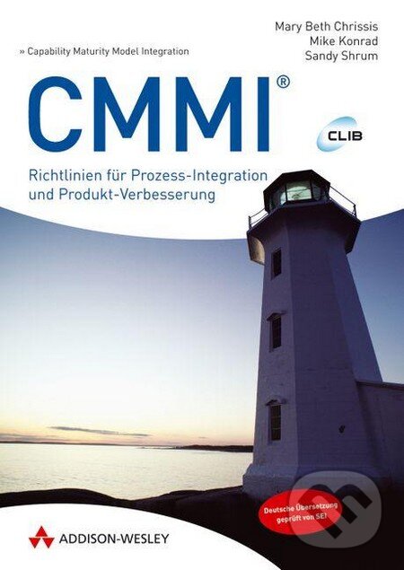 Kniha: CMMI (Mary Beth Chrissis, Mike Konrad a Sandy Shrum). Addison-Wesley Professional, 2009 Kniha: CMMI (Mary Beth Chrissis, Mike Konrad a Sandy Shrum). Addison-Wesley Professional, 2009