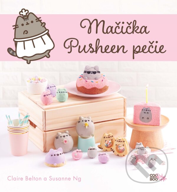 Kniha: Mačička Pusheen pečie (Claire Belton). CooBoo SK, 2020 Kniha: Mačička Pusheen pečie (Claire Belton). CooBoo SK, 2020