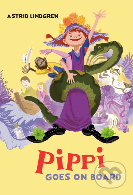 Kniha: Pippi Goes On Board (Astrid Lindgren). Puffin Books, 2020 Kniha: Pippi Goes On Board (Astrid Lindgren). Puffin Books, 2020