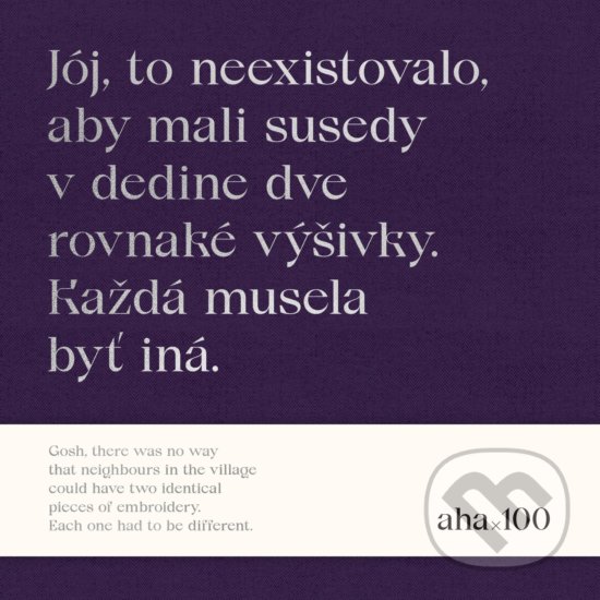 Kniha: AHA100 (Limitovaná edícia v boxe) (Tomáš Kompaník). ahaslovakia, 2020 Kniha: AHA100 (Limitovaná edícia v boxe) (Tomáš Kompaník). ahaslovakia, 2020