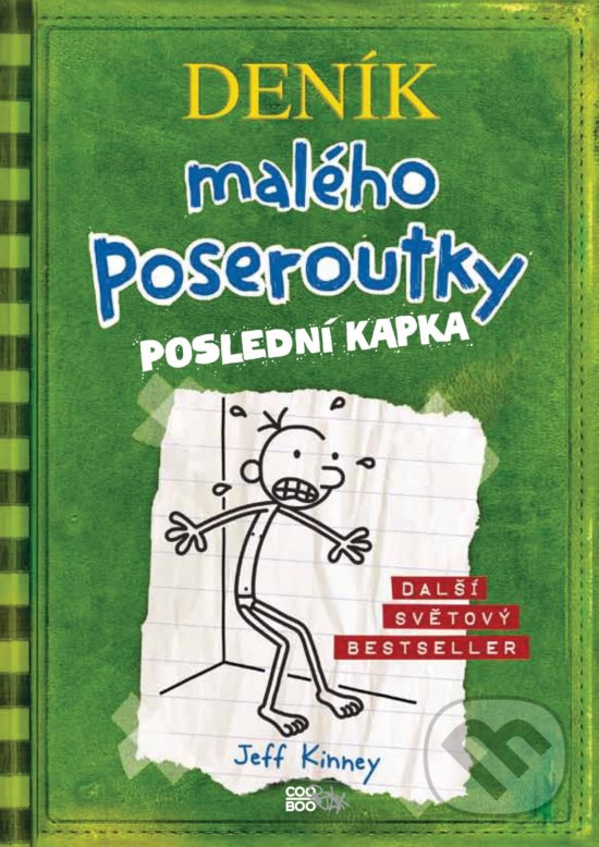 Kniha: Deník malého poseroutky 3 (Jeff Kinney). CooBoo CZ, 2020 Kniha: Deník malého poseroutky 3 (Jeff Kinney). CooBoo CZ, 2020