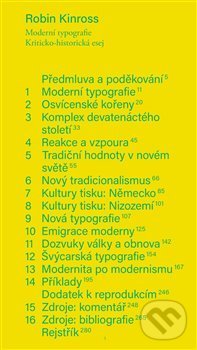 Kniha: Moderní typografie (Robin Kinross). UMPRUM, 2020 Kniha: Moderní typografie (Robin Kinross). UMPRUM, 2020