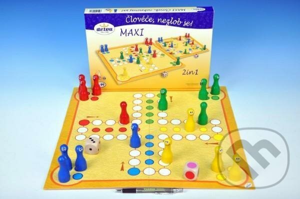 Společenská hra: Člověče, nezlob se maxi 2v1 (Bonaparte). Bonaparte, 2020 Společenská hra: Člověče, nezlob se maxi 2v1 (Bonaparte). Bonaparte, 2020