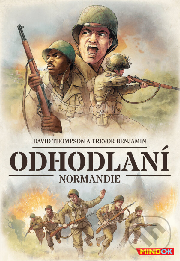 Společenská hra: Odhodlaní: Normandie (Mindok). Mindok, 2020 Společenská hra: Odhodlaní: Normandie (Mindok). Mindok, 2020