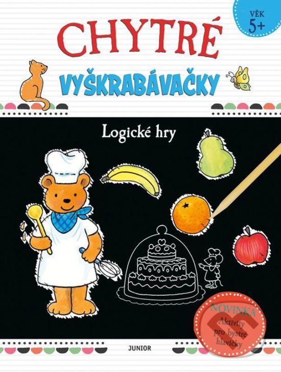 Kniha: Chytré vyškrabávačky - Logické hry (Junior). Junior, 2020 Kniha: Chytré vyškrabávačky - Logické hry (Junior). Junior, 2020