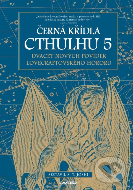 Kniha: Černá křídla Cthulhu 5 (S.T. Joshi). Laser books, 2020 Kniha: Černá křídla Cthulhu 5 (S.T. Joshi). Laser books, 2020