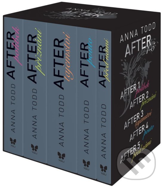 Kniha: After (1-5) - Dárkový box (Anna Todd). YOLi CZ, 2020 Kniha: After (1-5) - Dárkový box (Anna Todd). YOLi CZ, 2020