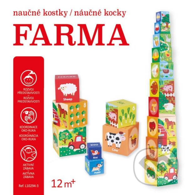 Spoločenská hra: Farma - Naučné kostky (INFOA). INFOA, 2020 Spoločenská hra: Farma - Naučné kostky (INFOA). INFOA, 2020