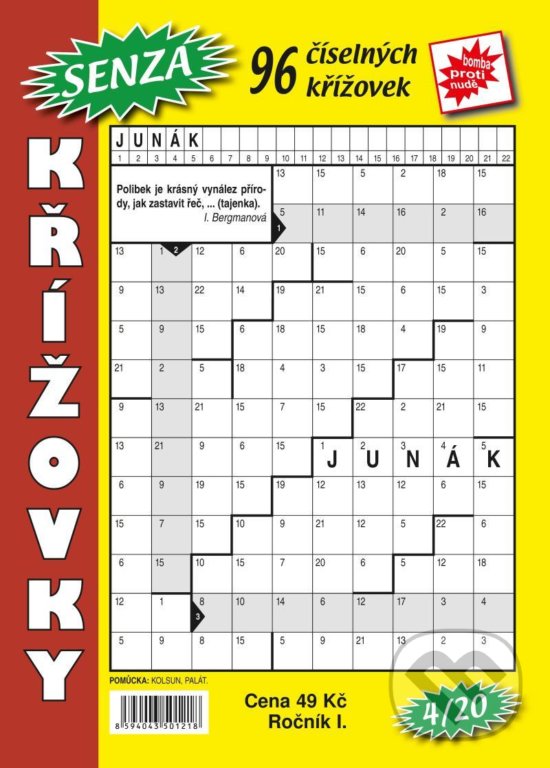 Kniha: Senza křížovky 4/2020 (Telpres). Telpres, 2020 Kniha: Senza křížovky 4/2020 (Telpres). Telpres, 2020