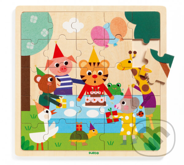 Puzzle: Puzzlo Happy - Oslava (Djeco). Djeco, 2020 Puzzle: Puzzlo Happy - Oslava (Djeco). Djeco, 2020