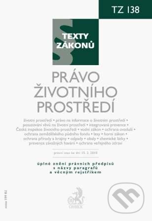 Kniha: Právo životního prostředí (C. H. Beck). C. H. Beck, 2010 Kniha: Právo životního prostředí (C. H. Beck). C. H. Beck, 2010