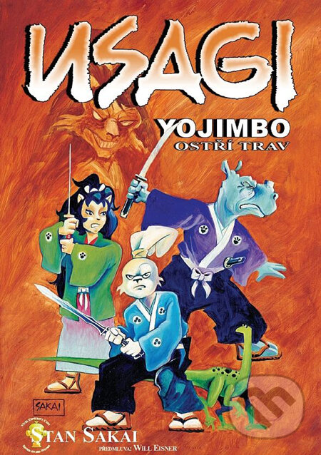 Kniha: Usagi Yojimbo 12: Ostří trav (Stan Sakai). Crew, 2010 Kniha: Usagi Yojimbo 12: Ostří trav (Stan Sakai). Crew, 2010