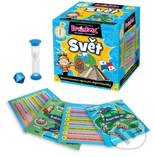 Společenská hra: Brainbox: V kostce - Svět (ADC BF). ADC BF, 2020 Společenská hra: Brainbox: V kostce - Svět (ADC BF). ADC BF, 2020