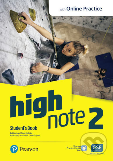 Kniha: High Note 2 Student´s Book with Pearson Practice English App (Bob Hastings). Pearson, 2019 Kniha: High Note 2 Student´s Book with Pearson Practice English App (Bob Hastings). Pearson, 2019