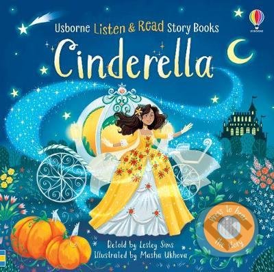 Kniha: Cinderella (Lesley Sims). Usborne, 2020 Kniha: Cinderella (Lesley Sims). Usborne, 2020