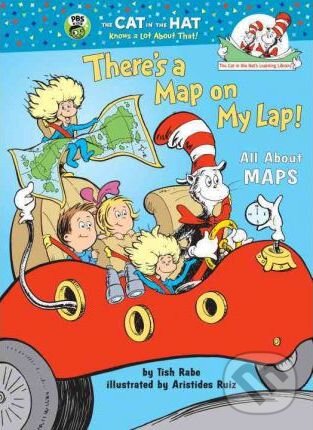 Kniha: There´s a Map on My Lap! (Tish Rabe). Random House, 2002 Kniha: There´s a Map on My Lap! (Tish Rabe). Random House, 2002