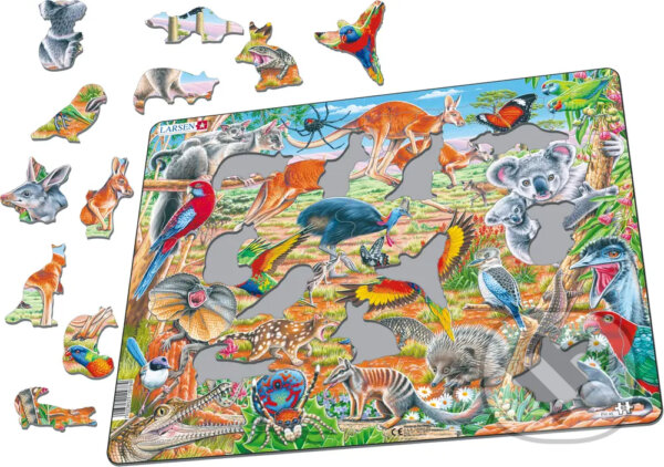 Puzzle: Austrálska fauna FH45 (Larsen). Larsen, 2020 Puzzle: Austrálska fauna FH45 (Larsen). Larsen, 2020