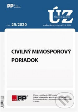 UZZ 25/2020 Civilný mimosporový poriadok, Poradca podnikateľa, 2020