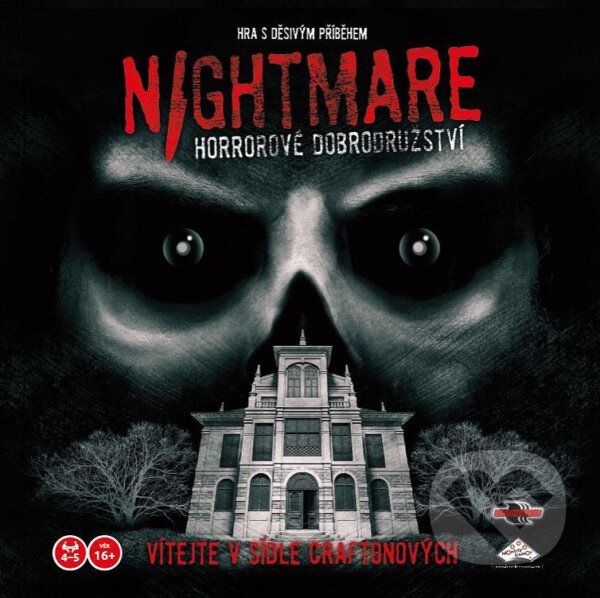Spoločenská hra: NIGHTMARE - Hororové dobrodružství (ADC BF). ADC BF, 2020 Spoločenská hra: NIGHTMARE - Hororové dobrodružství (ADC BF). ADC BF, 2020