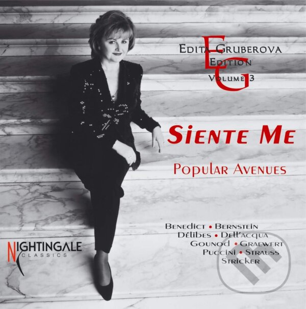 Hudební CD: Edita Gruberova: Siente Me (Divyd). Divyd, 2020 Hudební CD: Edita Gruberova: Siente Me (Divyd). Divyd, 2020
