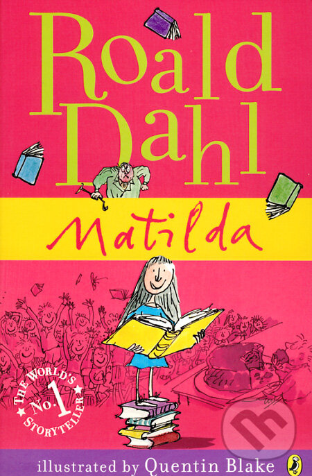 Kniha: Matilda (Roald Dahl). Puffin Books, 2008 Kniha: Matilda (Roald Dahl). Puffin Books, 2008