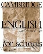 Kniha: Cambridge English for Schools 1 (Andrew Littlejohn a Diana Hicks). Cambridge University Press, 1996 Kniha: Cambridge English for Schools 1 (Andrew Littlejohn a Diana Hicks). Cambridge University Press, 1996