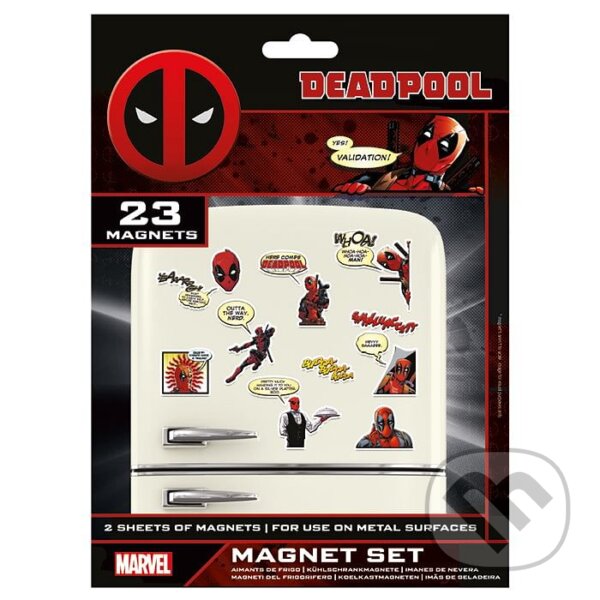 Sada magnetek Marvel - Deadpool (23 ks) (Fantasy). Fantasy, 2020 Sada magnetek Marvel - Deadpool (23 ks) (Fantasy). Fantasy, 2020
