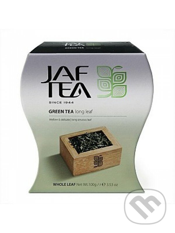 Kávy a čaje: 2659 JAFTEA Green Long Leaf pap. 100g (Liran). Liran, 2020 Kávy a čaje: 2659 JAFTEA Green Long Leaf pap. 100g (Liran). Liran, 2020