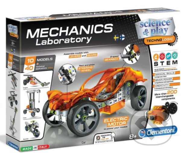 Spoločenská hra: Mechanická laboratoř (Clementoni). Clementoni, 2020 Spoločenská hra: Mechanická laboratoř (Clementoni). Clementoni, 2020
