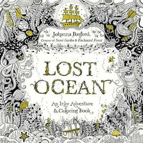 Kniha: Lost Ocean (Johanna Basford). Penguin Books, 2015 Kniha: Lost Ocean (Johanna Basford). Penguin Books, 2015