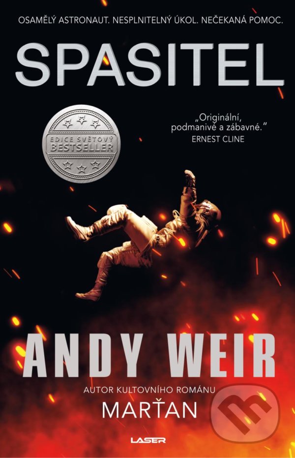 Kniha: Spasitel (Andy Weir). Laser books, 2021 Kniha: Spasitel (Andy Weir). Laser books, 2021