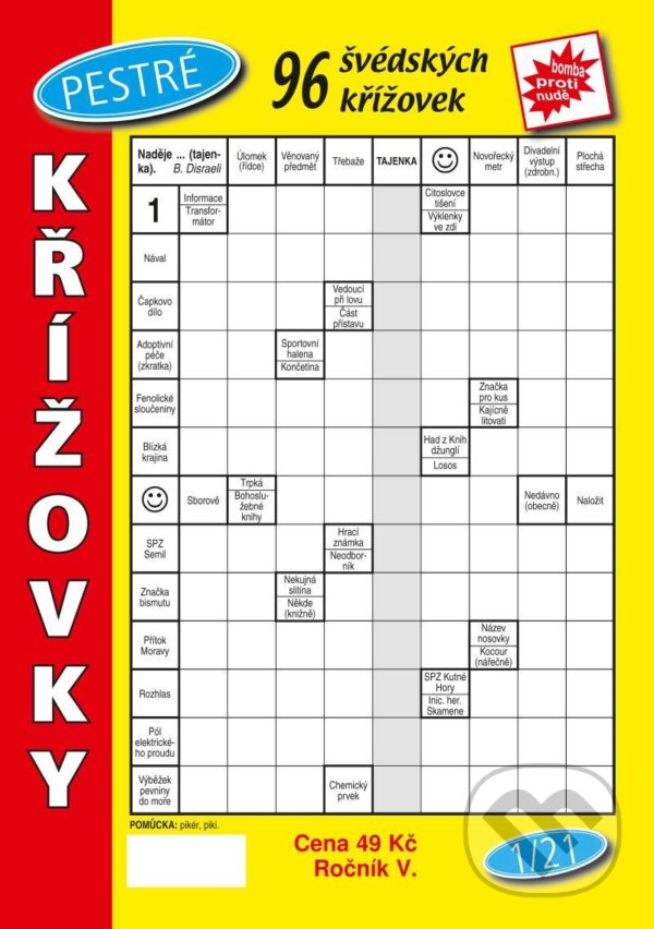 Kniha: Pestré křížovky 1/2021 (Telpres). Telpres, 2021 Kniha: Pestré křížovky 1/2021 (Telpres). Telpres, 2021