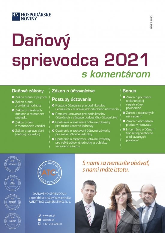Kniha: Daňový sprievodca 2021 (Hospodárske noviny). Hospodárske noviny, 2021 Kniha: Daňový sprievodca 2021 (Hospodárske noviny). Hospodárske noviny, 2021